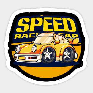 Speed Mini Racing Car Sticker